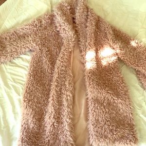 Wild Fable Pink Sheep Skin Jacket